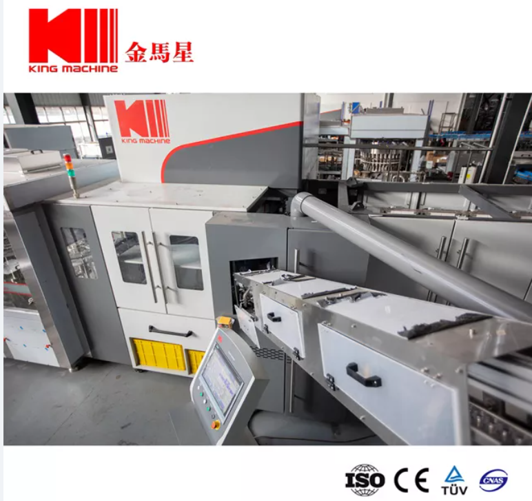 في King Machine ، كنا رائدة موثوقة في صناعة التعبئة والتغليف لأكثر من عقدين. نحن نقدم آلات تعبئة مشروبات فعالة وموثوقة ومتطورة معبأة في زجاجات مصممة لتلبية الاحتياجات المتنوعة لصناعة المشروبات. تلبي أجهزتنا مجموعة متنوعة من حلول التغليف ، بما في ذلك الماء والعصائر والمشروبات الغازية ومشروبات الطاقة. King Machine هو شريكك في جميع متطلبات التعبئة والتغليف. اتصل بنا اليوم للحصول على حل مخصص!