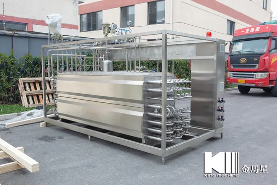 3 ، 000 لتر/ساعة مشروب النبيذ آلة الأنبوب Uht pasteurizer