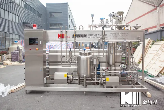 3 ، 000 لتر/ساعة مشروب النبيذ آلة الأنبوب Uht pasteurizer