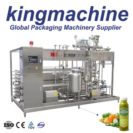 3 ، 000 لتر/ساعة مشروب النبيذ آلة الأنبوب Uht pasteurizer