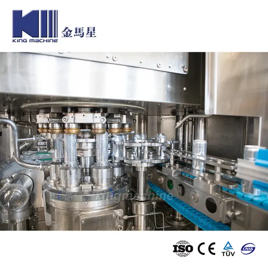 يمكن للبلاستيك ملء معدات الختم Red Bull Beverage Mixing and Canning Line