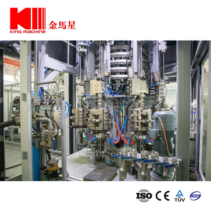 أوتوماتيكي 3 في 1 آلة ملء زجاجة ماء تغلق آلة غطاء الزجاجة بكس